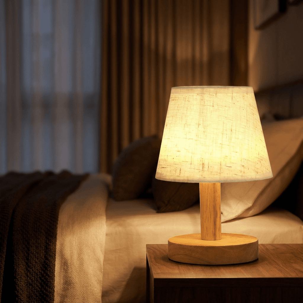 Siena — Tapered Linen Table Lamp